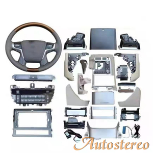 Satış sonrası için hepsi bir arada TOYOTA LAND CRUISER LC200 2008-2020 VX GX VXS Android 9.0 Tesla tarzı multimedya oynatıcı radyo kafa ünitesi