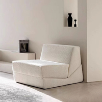 Canapé Tatami convertible individuel, recouvert de Sherpa, en éponge, pliable, compressé sous vide, pour personne paresseuse, approvisionnement transfrontalier