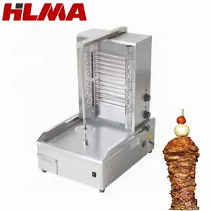 Machine à kebab Doner rotative automatique à gaz électrique Machine à griller Shawarma de poulet