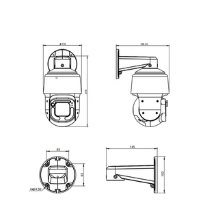 8MP 20x Zoom quang học tốc độ cao DOME PTZ PoE IP <span class=keywords><strong>Camera</strong></span> ai kép ánh sáng ngoài trời với imx415 tự động gạt nước An ninh CCTV 4k máy ảnh - Product Image 4