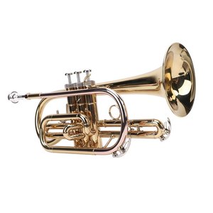 Trompeta Bb Dorada, Instrumento Orquestal con Estuche, para Principiantes y Profesionales - Product Image 6