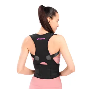 Regolabile su misura uomini donne correzione posturale spalla lombare supporto per la schiena Brace cintura raddrizzatore postura correttore per