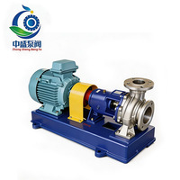 Bomba Centrífuga Química con Revestimiento de Flúor, 2.2KW, Acero Inoxidable con Motor, Certificación ISO, Personalizable para la Industria Química