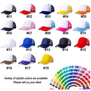 Casquette d'été à visière en filet éponge, personnalisable avec logo, imprimée et brodée, vente en gros - Product Image 3