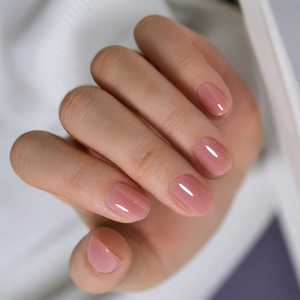 <span class=keywords><strong>Uñas</strong></span> Postizas Ovaladas Cortas <span class=keywords><strong>Color</strong></span> Nude <span class=keywords><strong>Rosa</strong></span> Melocotón, <span class=keywords><strong>Uñas</strong></span> de Gel Suave ABS de Calidad Profesional, <span class=keywords><strong>Uñas</strong></span> Postizas Naturales Reutilizables, Kit de <span class=keywords><strong>Uñas</strong></span> Adhesivas de Tamaño Completo - Product Image 2