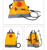Sac à dos souple pour tuyau d'incendie avec pulvérisateur, épaissi, 20L, PVC, auto-pulvérisant, pompe à incendie forestier pour pompiers