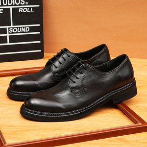 ชุดเดรสทางการสำหรับผู้ชาย, รองเท้าหนังแท้สวมใส่สบายดูหรูหราและนุ่มเหมาะสำหรับใส่เดิน - Product Image 4