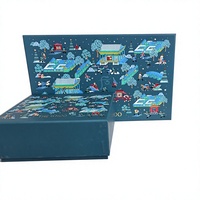 Caja de Embalaje de Cartón Rígido con Logotipo Personalizado para Ropa, Bufandas, Sombreros, Productos de Moda, Embalaje de Regalos