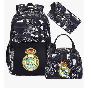 Mochila unisex con cremallera y gran capacidad para estudiantes de primaria, aficionados al fútbol de <span class=keywords><strong>Chelsea</strong></span>, <span class=keywords><strong>Bayern</strong></span> Oxford, transpirable, con hombro curvado - Product Image 3