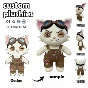 Fabricant de jouets en peluche personnalisés à faible MOQ – Peluche avocat avec visage clignotant, jouet en coton doux pour anniversaire - Product Image 4