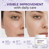 Crème équilibrante à la niacinamide et à l'acide hyaluronique, hydratante, anti-âge, éclaircissante, soin de la peau pour tous les types de peau, marque privée