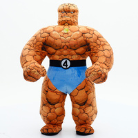 Costume de mascotte gonflable d'anime personnalisé costume de personnages de dessins animés avec des caractéristiques d'homme musclé pour la marche ou les événements