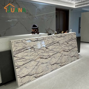 Panneaux muraux en PVC imitation marbre, légers, imperméables, en <span class=keywords><strong>ardoise</strong></span> de carbone, 1220x2440 mm, Chine - Product Image 6