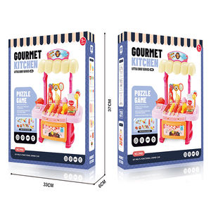 MILI Ensemble de jouets de <span class=keywords><strong>cuisine</strong></span> et de nourriture pour enfants Maison de jeu éducatif avec crème glacée Barbecue Supermarché Jouets d'habillage pour enfants - Product Image 4