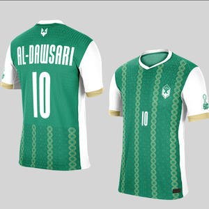 Maillots de football personnalisés du Moyen-Orient pour équipes, T-shirts à col en V, uniformes des équipes du Qatar et de l'Irak, maillots de football rétro - Product Image 2