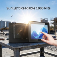 Monitor de Pantalla Táctil Industrial de 1000nits Legible Bajo la Luz Solar, con Unión Óptica IPS para Kiosco Exterior