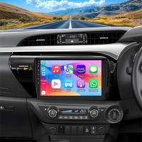 Autoradio Android Carplay DSP, stéréo multimédia GPS pour Toyota Hilux 2015-23 RHD/LHD, écran tactile, lecteur vidéo 2 Din 10 pouces