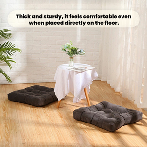 Bantal lantai Boho persegi berlapis bantal meditasi lembut untuk Yoga ruang tamu kamar tidur balkon gaya Bohemian katun dapat disesuaikan - Product Image 3