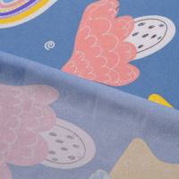 Tela de Punto de Seda de Leche con Estampado Digital, Tela Elástica para Ropa Interior Térmica para Niñas, Personalizable, Directo de Fábrica