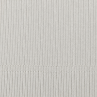 Tissu en maille côtelée 3x3, 96% coton, 4% élasthanne, 120 cm, 300 g/m², élastique, respirant, anti-rétrécissement, absorption d'humidité, col de vêtement