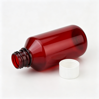 Bouteille en plastique PET de 240 ml avec bouchon à vis, semi-étanche à la lumière, conteneur vide pour liquides pharmaceutiques, réactifs, échantillons, sous-emballage