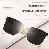Nouvelles lunettes de soleil intelligentes avec assistant vocal et navigation, écouteurs musicaux pour femmes et hommes, protection UV, pour le cyclisme, monture ABS+PC