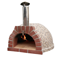 Exportation de fours à pizza en briques cuits au bois de la plus haute qualité, four à pizza italien de 450 degrés pour restaurant