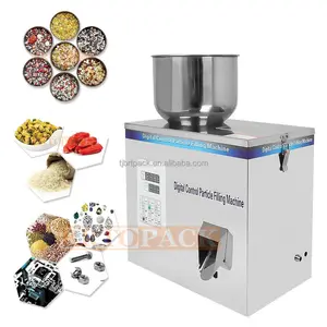 Manual Dry Powder Weighing Filling Machine Particle Coffee Filling Machine For Powder 120G