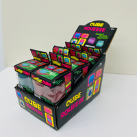 Jouet anti-stress en forme de cube de glace transparent de 5,5 cm de haut, avec boîte cadeau, pour enfants et adultes, expédié depuis l'entrepôt américain