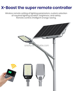 Sresky <span class=keywords><strong>2025</strong></span> loại mới 150W/120W năng lượng mặt trời dẫn ánh sáng đường phố cho ngoài trời IP65 Đánh giá pin cung cấp cho đường cao tốc - Product Image 2