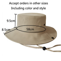 Vente en gros de chapeaux de pêche d'été pour sports de plein air couvre-chapeaux de randonnée Uv chapeaux de pêcheur pliables de protection solaire pour hommes