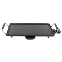 Barbecue Grill Plaque Chauffante XH-5229 Multifonctionnel Rotatif Électrique Marbre Noir Aluminium OEM PTFE Sans Pièces De Rechange Famille BBQ 52