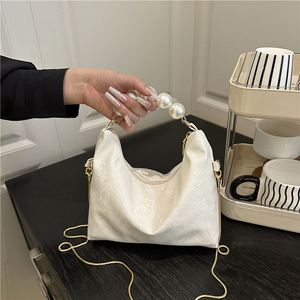 <b>Small</b> Niche Design Pearl Handbag Korean Version Simple Crossbody <b>Bag</b> Versatile Casual <b>Shoulder</b> <b>Bag</b> - Product Image 2