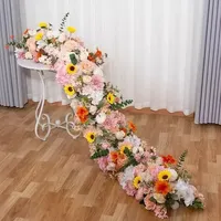 Fabricants de murs floraux artificiels personnalisés pour décorations de fête, usine OEM en Chine