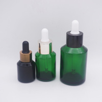 Tube de papier de bouteille de teinture en verre vide rose de 30ml pour huile essentielle