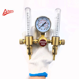 Phong cách Mỹ Mig Tig Flow Meter Van điều khiển hàn điều chỉnh đôi đồng hồ đo AR Argon gas điều chỉnh áp suất - Product Image 1