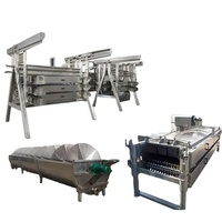 Volaille 200 PCS-20000 PCS/DAY ligne de machine d'abattage de poulet plumeuse équipement d'abattage
