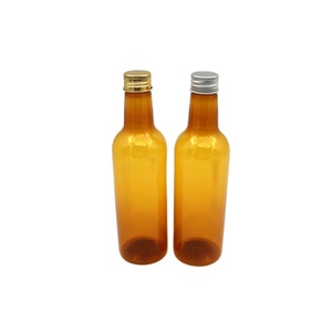 Ruipack ขวดน้ำผลไม้สีเหลืองอำพันขนาด150มล. 250มล. <span class=keywords><strong>500</strong></span>มล. ขวดพลาสติกสำหรับผลิตน้ำผลไม้พร้อมฝาอลูมิเนียม - Product Image 4
