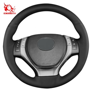 Custom mano da cucire a mano in pelle copri volante auto in pelle avvolgente auto per Lexus GS 300h RX 350 Sport ES 300h ES 300h - Product Image 1