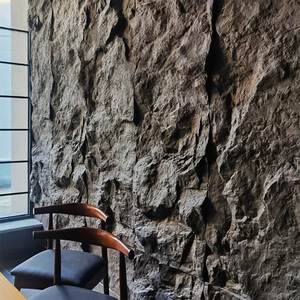 Materiale di decorazione più caldo Pu cultura artificiale pietra interna ed esterna Pu pietra finta un pannello una parete - Product Image 4