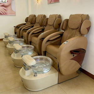 सौंदर्य नाखून सैलून सोफा डीलक्स डायमंड रिट्रेटेबल इलेक्ट्रिक बबलपूल शून्य गुरुत्वाकर्षण मालिश स्पा पेडीक्योर कुर्सी - Product Image 3