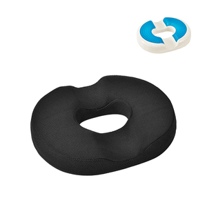 공장 직접 정형 짠 메모리 폼 도넛 시트 쿠션 꼬리뼈 압력 완화 항균 이동식 빨 - Product Image 1