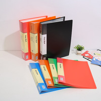 Classeur transparent A4 pour documents, informations, matériel scolaire, examens, classement et rangement