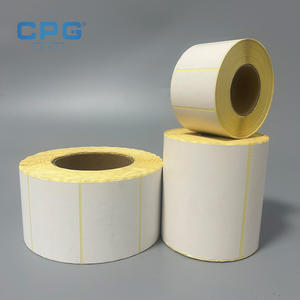 Wholesale BPA Free Waterproof 50x30mm 40x20mm Direct Thermal Paper Labels Product Barcode Stickers for Supermarket Shelves - Product Image 1