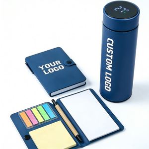 Bouteille d'eau isotherme intelligente en acier inoxydable avec logo personnalisé, tasse de voyage portable, gourde à café sous vide pour cadeau promotionnel d'entreprise - Product Image 1