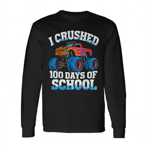Camiseta de manga larga 100 Days Of School Monster Truck, 100Th Day Of School - Product Image 2