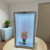 11.6-86 pouces intérieur 3D hologramme vidéo interactive holographique écran tactile boîte Lcd Transparent Holobox vitrine vitrine