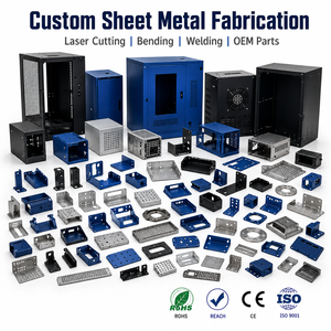 Fabrication sur mesure de pièces en tôle d'aluminium, d'acier inoxydable et de cuivre, par emboutissage, poinçonnage et étirage profond, selon les spécifications OEM. - Product Image 1