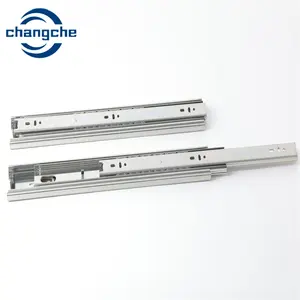 Furniture Hardware 42mm Ball Bearing Drawer Slide/Sliding Track Guide For Telescopic Computer Desk/Rail Cabinet