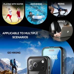 <span class=keywords><strong>เคส</strong></span>โทรศัพท์<span class=keywords><strong>กัน</strong></span><span class=keywords><strong>น้ำ</strong></span>แบบป้อง<span class=keywords><strong>กัน</strong></span> 360 องศา สำหรับว่าย<span class=keywords><strong>น้ำ</strong></span> ดำ<span class=keywords><strong>น้ำ</strong></span> รองรับการชาร์จแบบแม่เหล็ก สำหรับ <span class=keywords><strong>iPhone</strong></span> 17 16 15 <span class=keywords><strong>14</strong></span> <span class=keywords><strong>Pro</strong></span> <span class=keywords><strong>Max</strong></span> - Product Image 6
